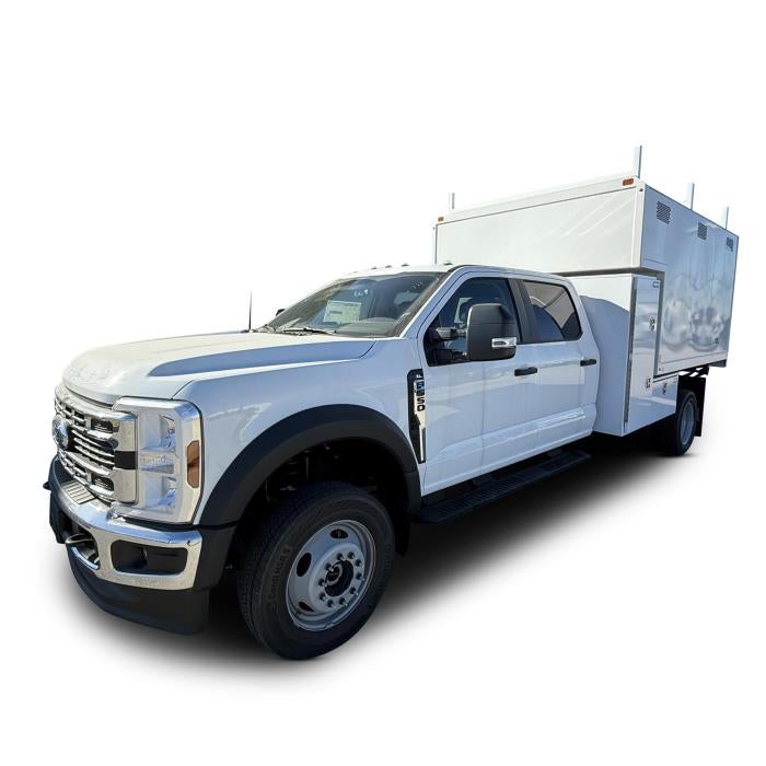 2025 Ford F-550 XL in Oxford White — front three-quarter view