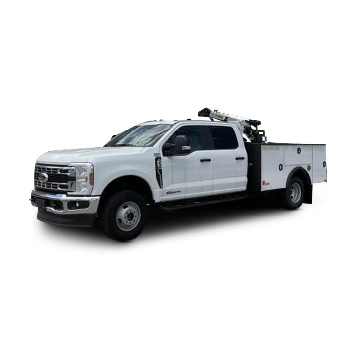 2026 Ford F-350 XL in Oxford White — front three-quarter view