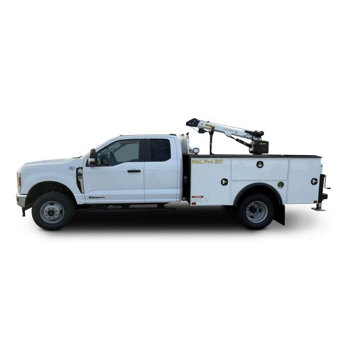 2026 Ford F-350 XL in Oxford White — front three-quarter view