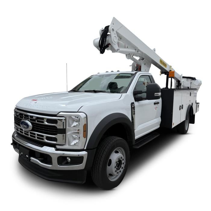 2026 Ford F-550 XL in Oxford White — front three-quarter view