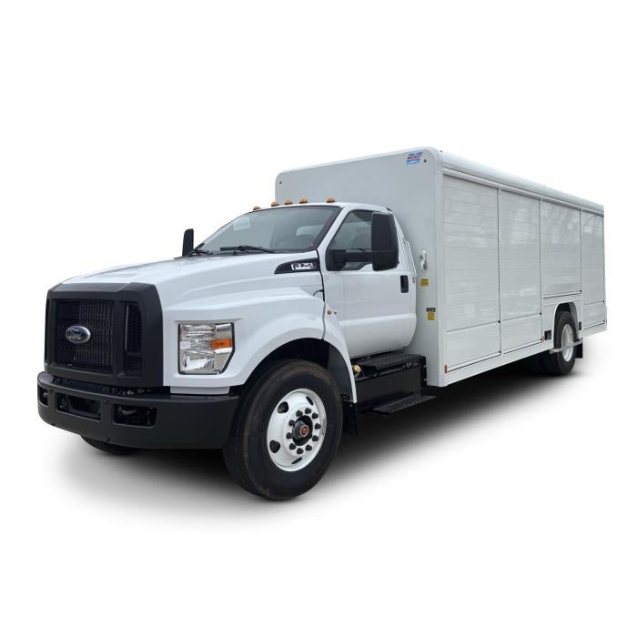 2026 Ford F-750 Standard in Oxford White — front three-quarter view