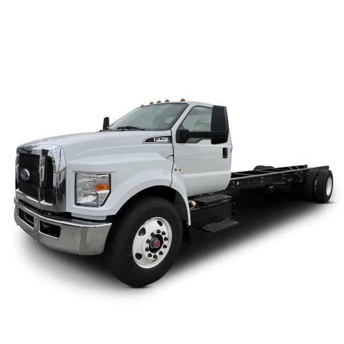 2027 Ford F-750 Preferred in Oxford White — front three-quarter view