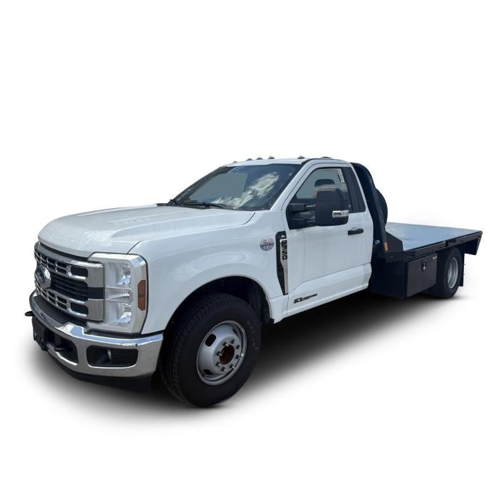 2025 Ford F-350 XL in Oxford White — front three-quarter view