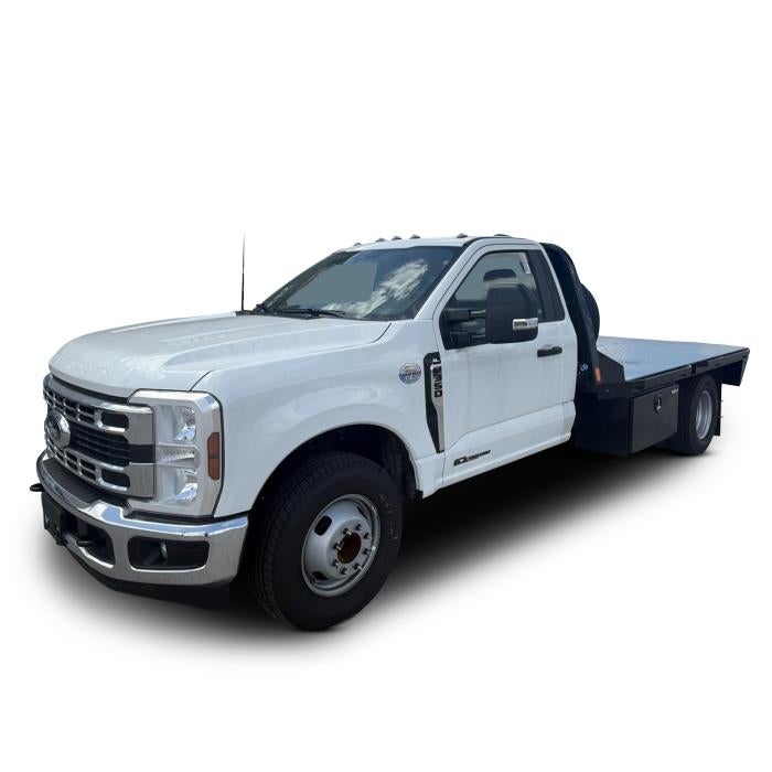 2026 Ford F-350 XL in Oxford White — front three-quarter view