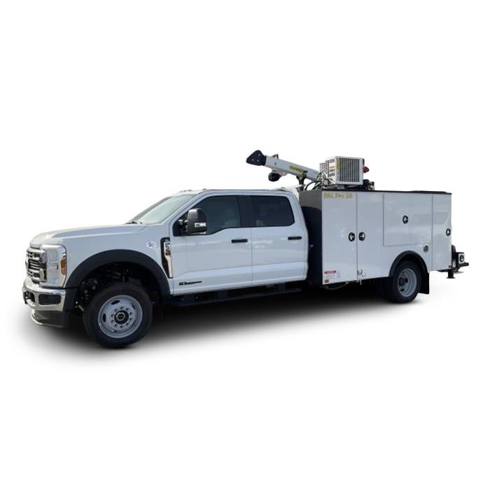 2026 Ford F-550 XL in Oxford White — front three-quarter view