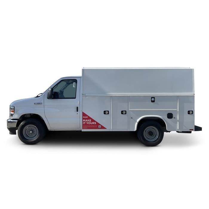 2026 Ford E-350 Standard in Oxford White — front three-quarter view