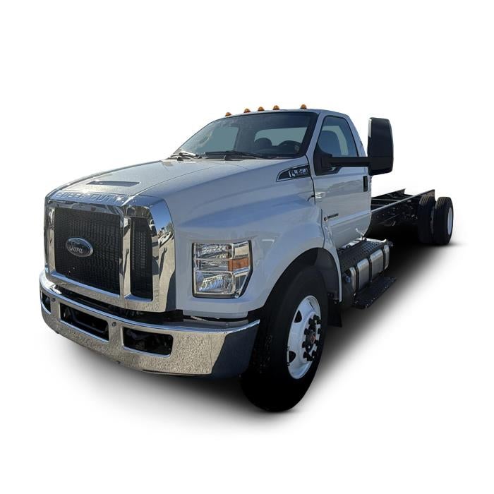 2027 Ford F-650 Preferred in Oxford White — front three-quarter view