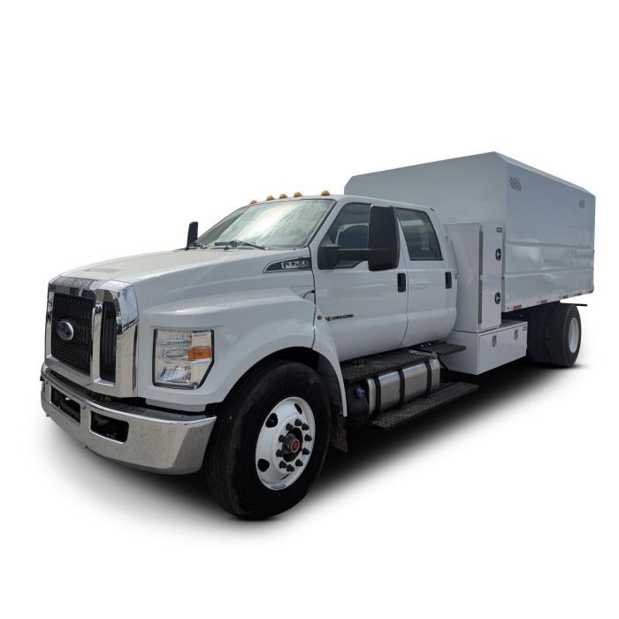 2026 Ford F-750 Standard in Oxford White — front three-quarter view