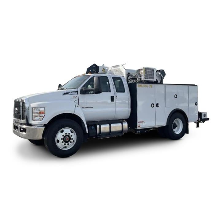 2026 Ford F-750 Standard in Oxford White — front three-quarter view