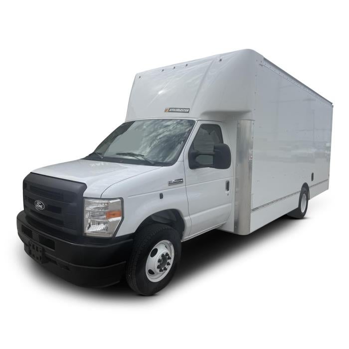 2026 Ford E-450 Standard in Oxford White — front three-quarter view