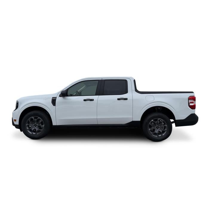 2025 Ford Maverick XLT in Oxford White — front three-quarter view
