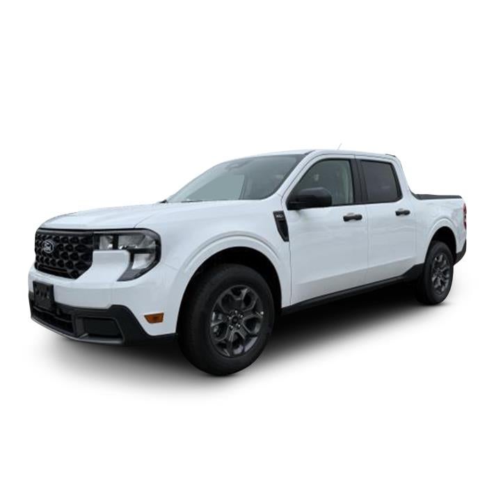 2026 Ford Maverick XLT in Oxford White — front three-quarter view